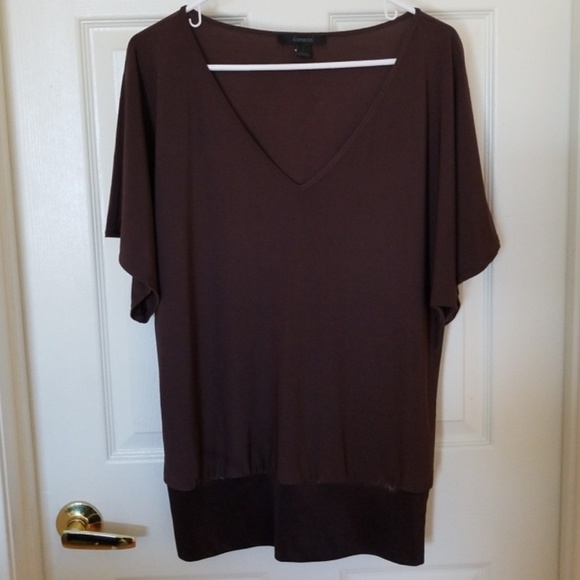 Express Tops - EXPRESS CHOCOLATE BROWN BLOUSE SIZE L Express Tops - EXPRESS CHOCOLATE BROWN BLOUSE SIZE L